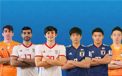گزارش آماری AFC از تقابل تیم‌های ملی فوتبال ایران و ژاپن