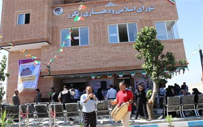 افتتاح ساختمان چند منظوره دهیاری و شورای اسلامی ،بهداشتی و درمانی و آموزشی و فرهنگی واقع در روستای رنگرز
