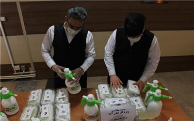 معاون مالی و پشتیبانی آبفای جنوبغربی استان تهران خبر داد  ارائه بسته های آموزشی و تهیه و توزیع اقلام و تجهیزات بهداشتی  برای کلیه همکاران توسط واحد hse