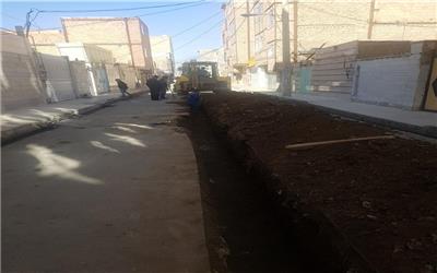 اجرای عملیات اصلاح شبکه و انشعابات در شهرستان بهارستان انجام شد
