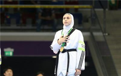 دختر ایرانی سهمیه المپیک گرفت/کیانی چهارمین بانوی المپیکی تکواندو