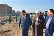 بازدید فرماندار رباط کریم از روند اجرایی پروژه بوستان غدیر