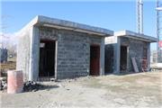 چهار چشمه سرویس بهداشتی و یک واحد نمازخانه در پارک لاله سنندج درحال احداث است