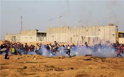 آماده شدن فلسطینیان برای تظاهرات بزرگ بازگشت در مرز غزه