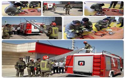 آموزش و آمادگی مستمر آتشنشانان برای مقابله با حوادث