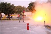 اولین مسابقه بزرگ مردمی من آتش نشانم در محل بلوار جویبار وائین برگزار گردید