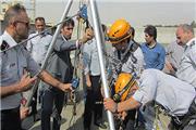 کلاس تخصصی تجهیزات امداد و نجات و عملیات امدادی در حوادث چاه ویژه آتش نشانی های استان تهران برگزار گردید
