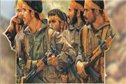 برپایی نمایشگاه جنگ به مناسبت هفته دفاع مقدس در شهرستان بهارستان