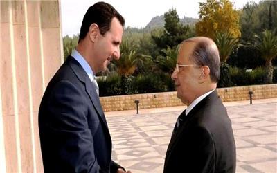 اسد بر ادامه توسعه روابط دمشق و بیروت تأکید کرد