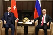 پوتین و اردوغان درباره اوضاع قفقاز و اوکراین گفت و گو کردند