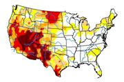 ایالت های غرب آمریکا گرفتار بحران کم آبی