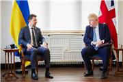 رهبران انگلیس و اوکراین آخرین وضعیت جنگ را بررسی کردند