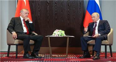 کرملین: پوتین آمادگی روسیه برای مذاکره با اوکراین را به اطلاع اردوغان رساند
