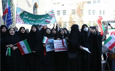 تجمع ضد استکباری دانش آموزان و مردم غیور ملارد برگزار شد
